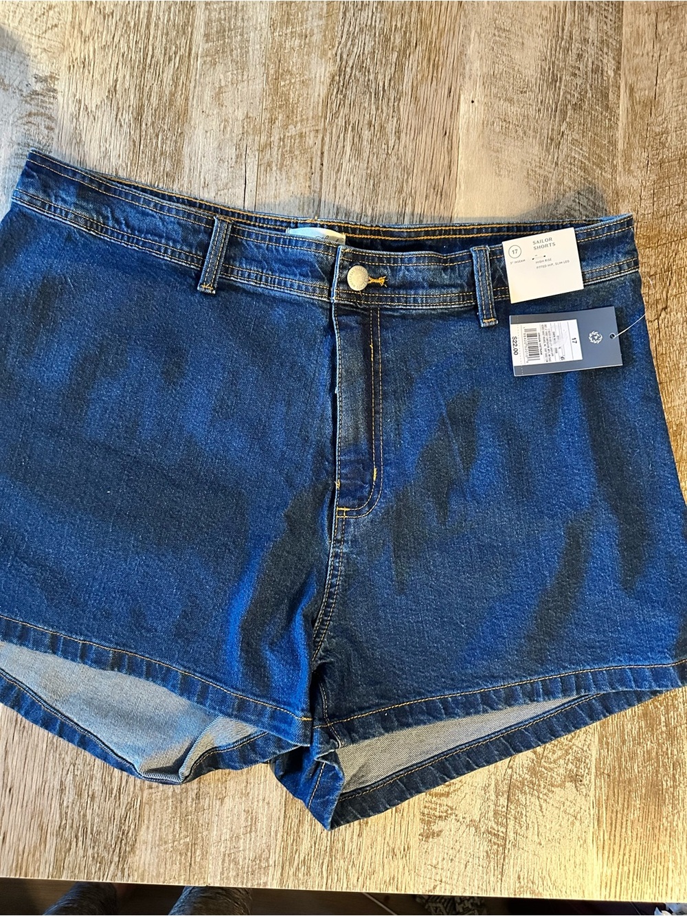 Classic Blue Denim Women’s Shorts